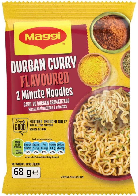 Maggi Noodles Durban Curry 68g x 1