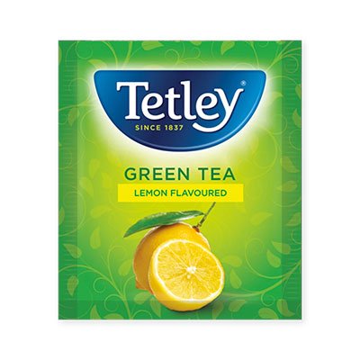 Tetley Enveloped Tea – Green Tea Lemon 60’s